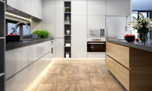 Timeless Sophistication: Gray and Oak